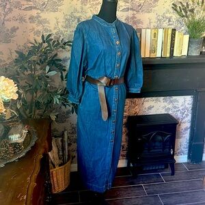 Denim dress